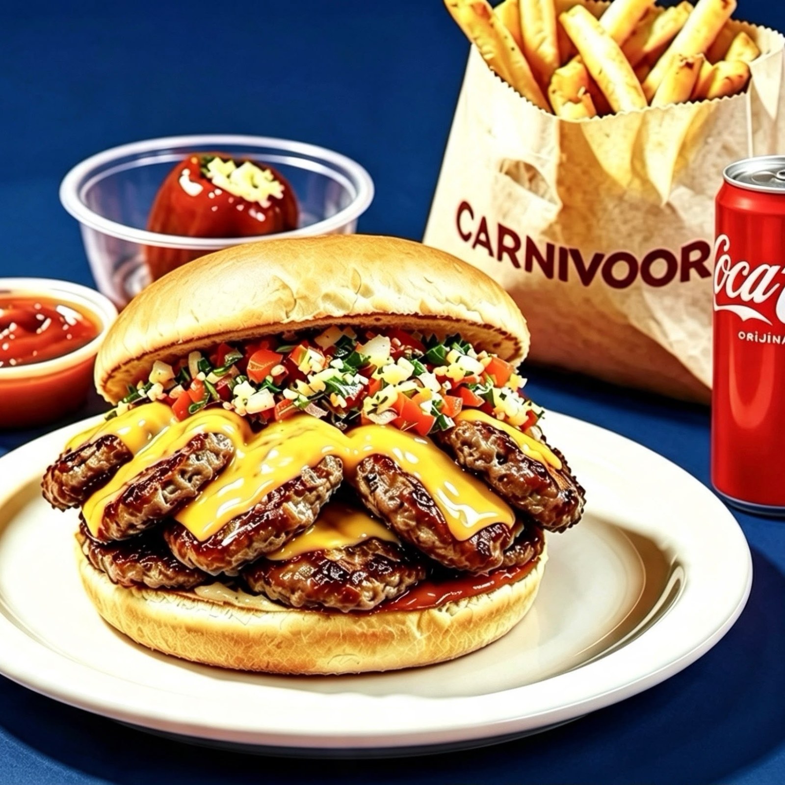 Carnivoor Köfte Burger Menü