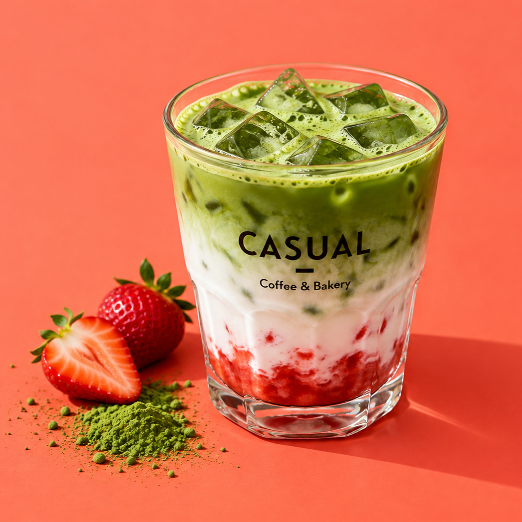 Strawberry Matcha Latte (Soğuk)