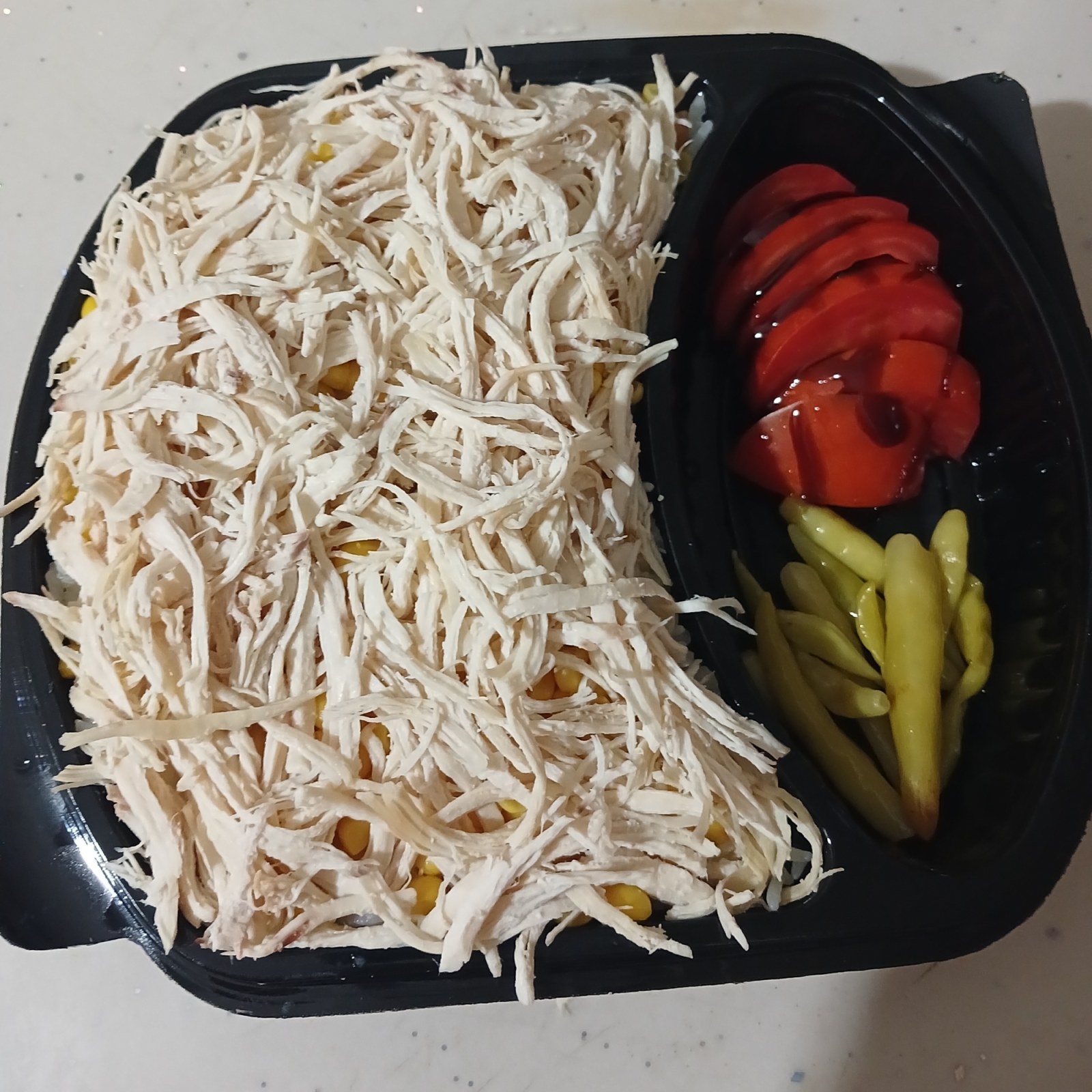 Pilav üstü tavuk döner porsiyon 200 gr + Ayran