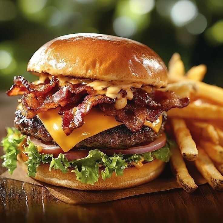 Dana Bacon Burger Menü