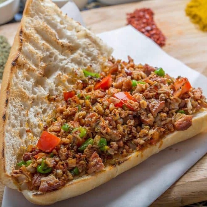 2 li yarım ekmek kokoreç menü