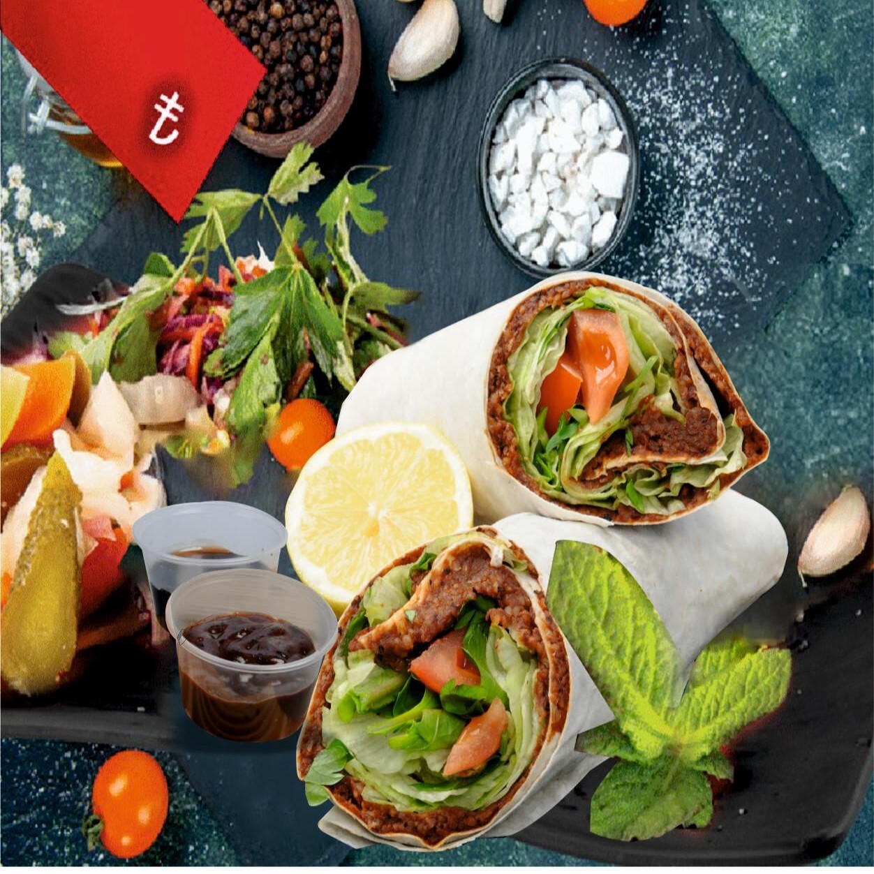 Çiğ Köfte Dürüm
