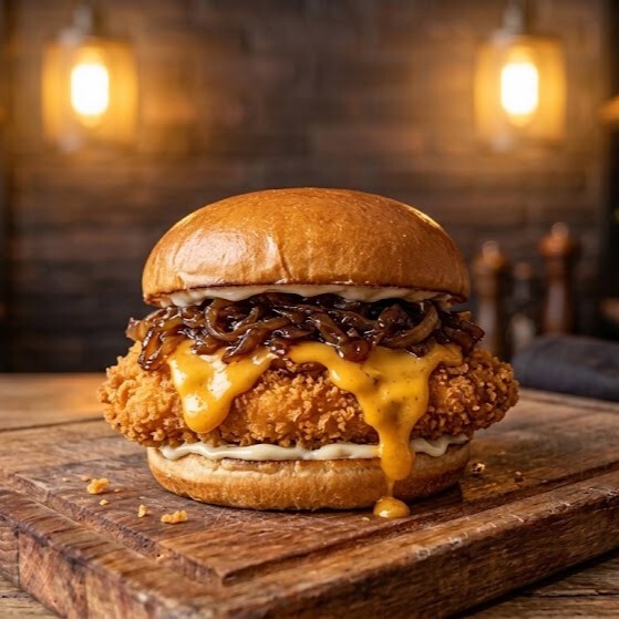 Caramelized Cheddar Crispy