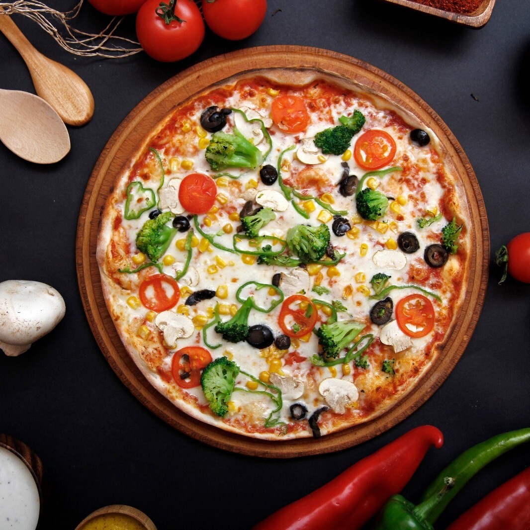 Veggie Pizza Büyük Boy (40 Cm XXL 2-3 kişilik)