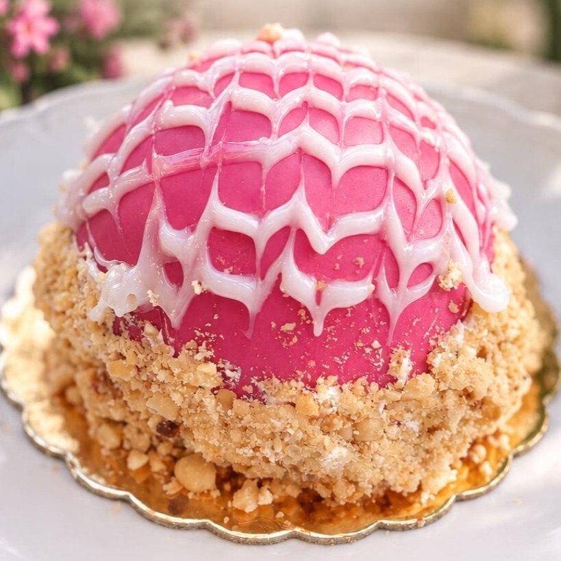 Frambuazlı Bombe Pasta