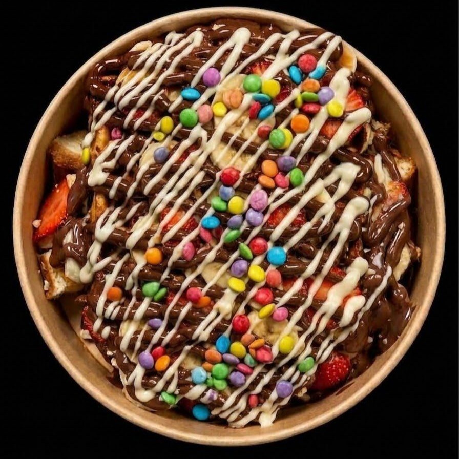 Beyaz Waffle Bowl