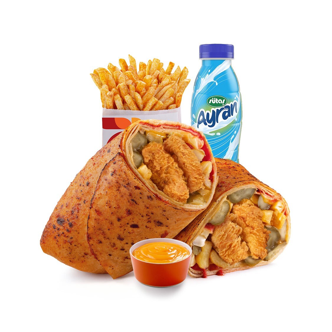 Mogaf Tenders Burrito Menü