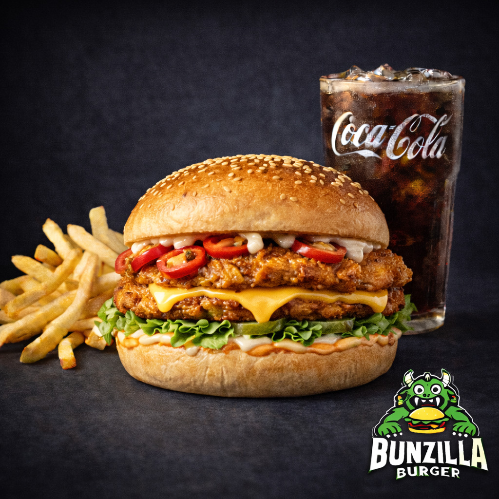 Kajun Burger Menü