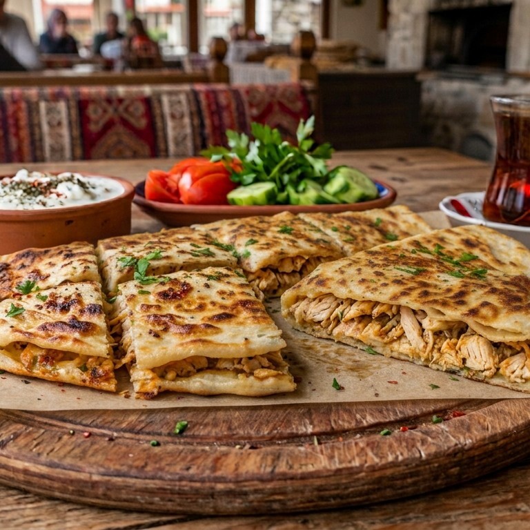 Tavuklu Gözleme