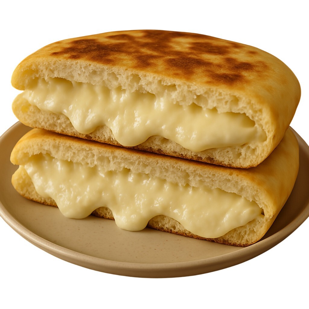 Bazlama Kaşarlı Tost