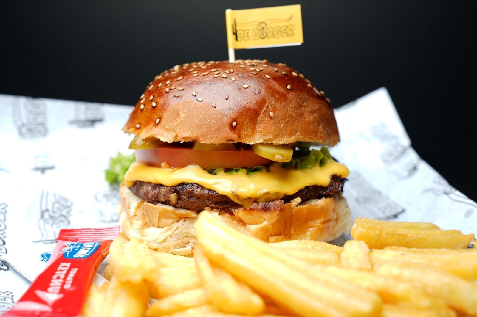 4'lü Double Cheeseburger Menü