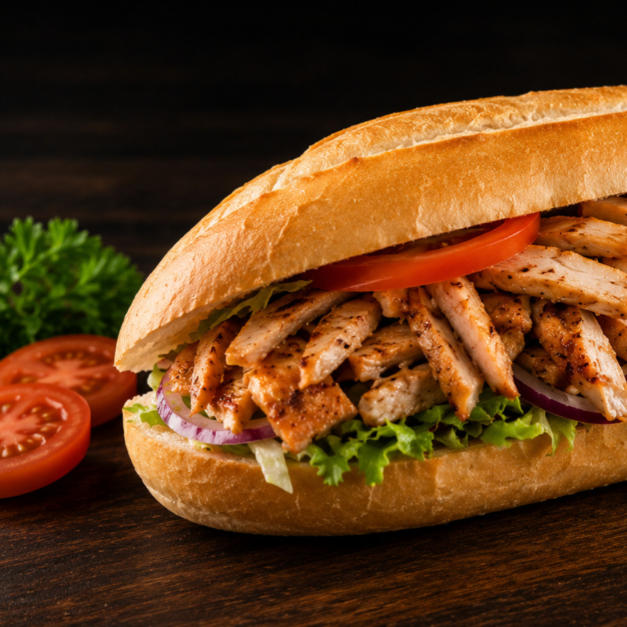Yarım Ekmek Tavuk Döner