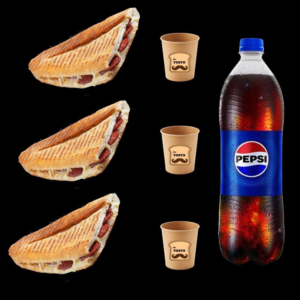 3'lü Karışık Tost Menü