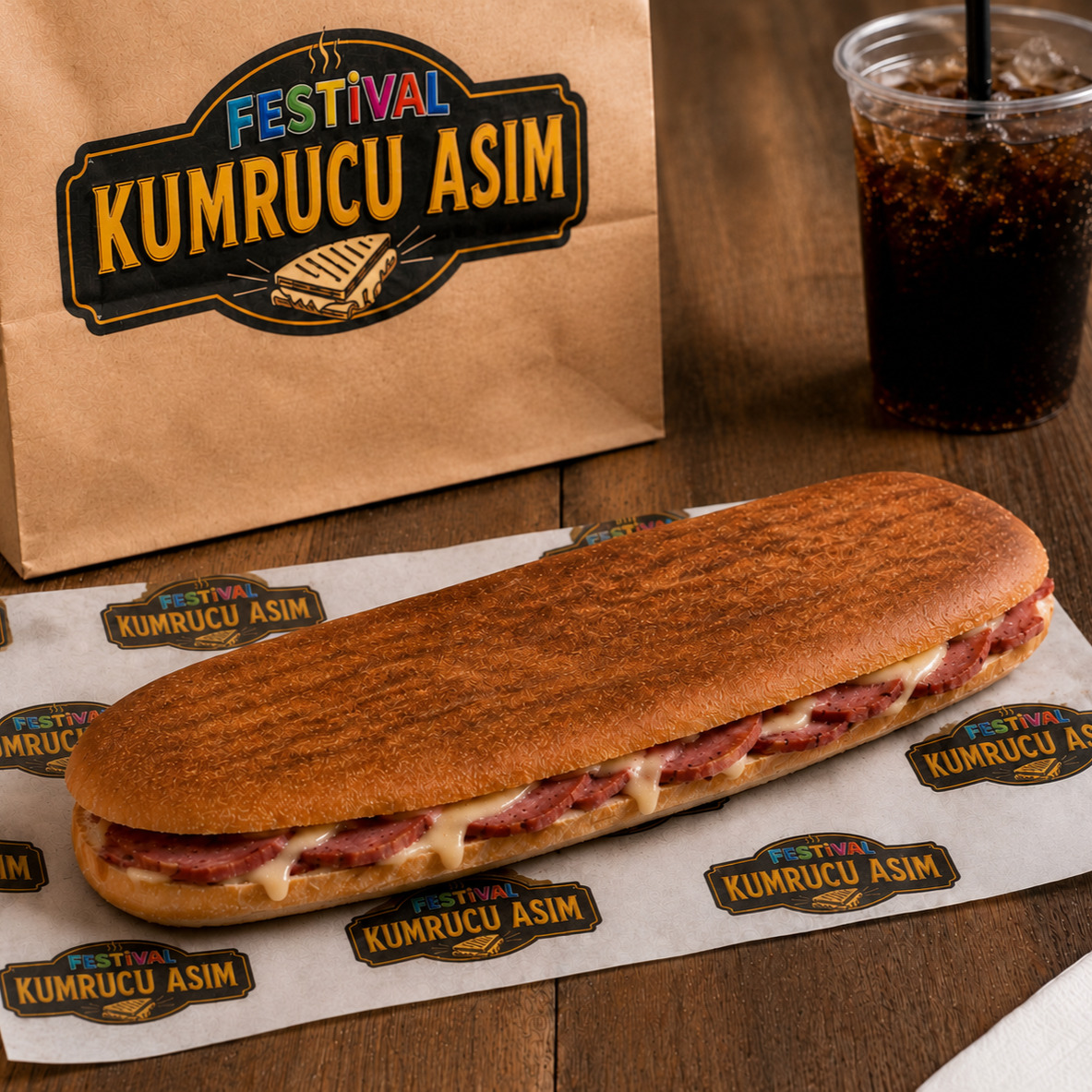 Kaşarlı Sucuklu Tost