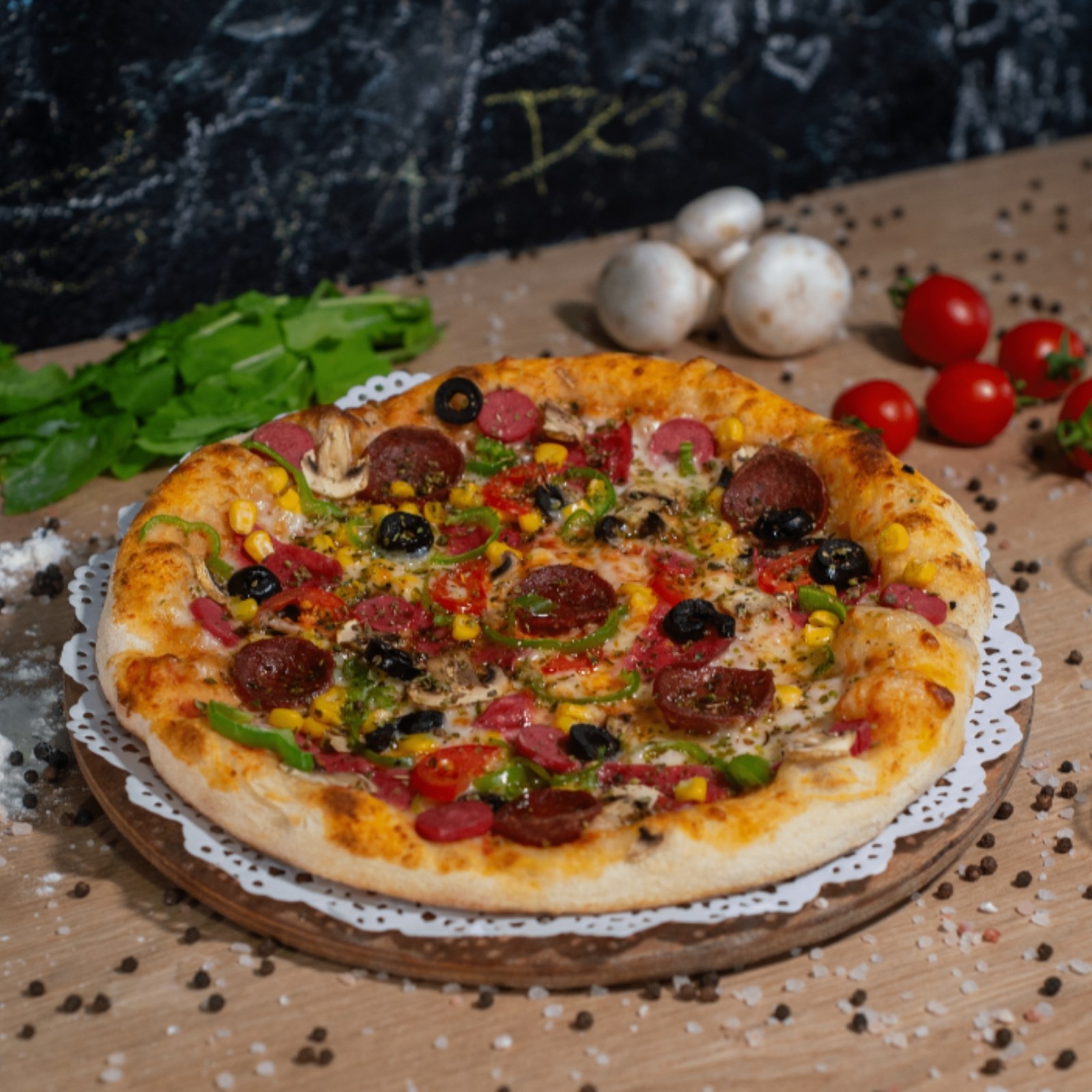 Ekstra Karışık Pizza (Büyük)