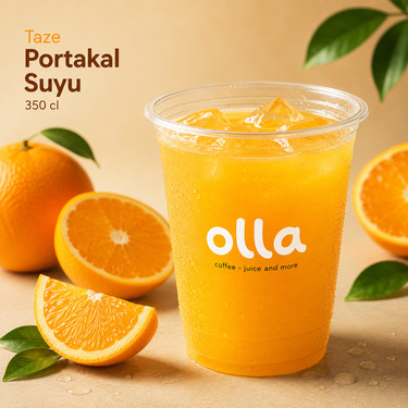 Taze Sıkılmış Portakal Suyu (350 ml)