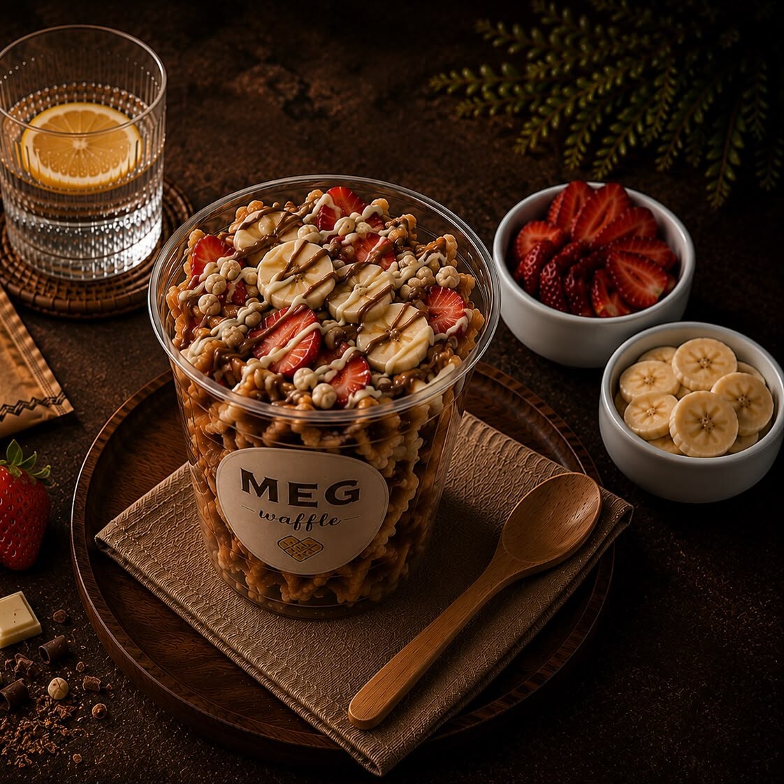Meg Bardak Waffle Klasik
