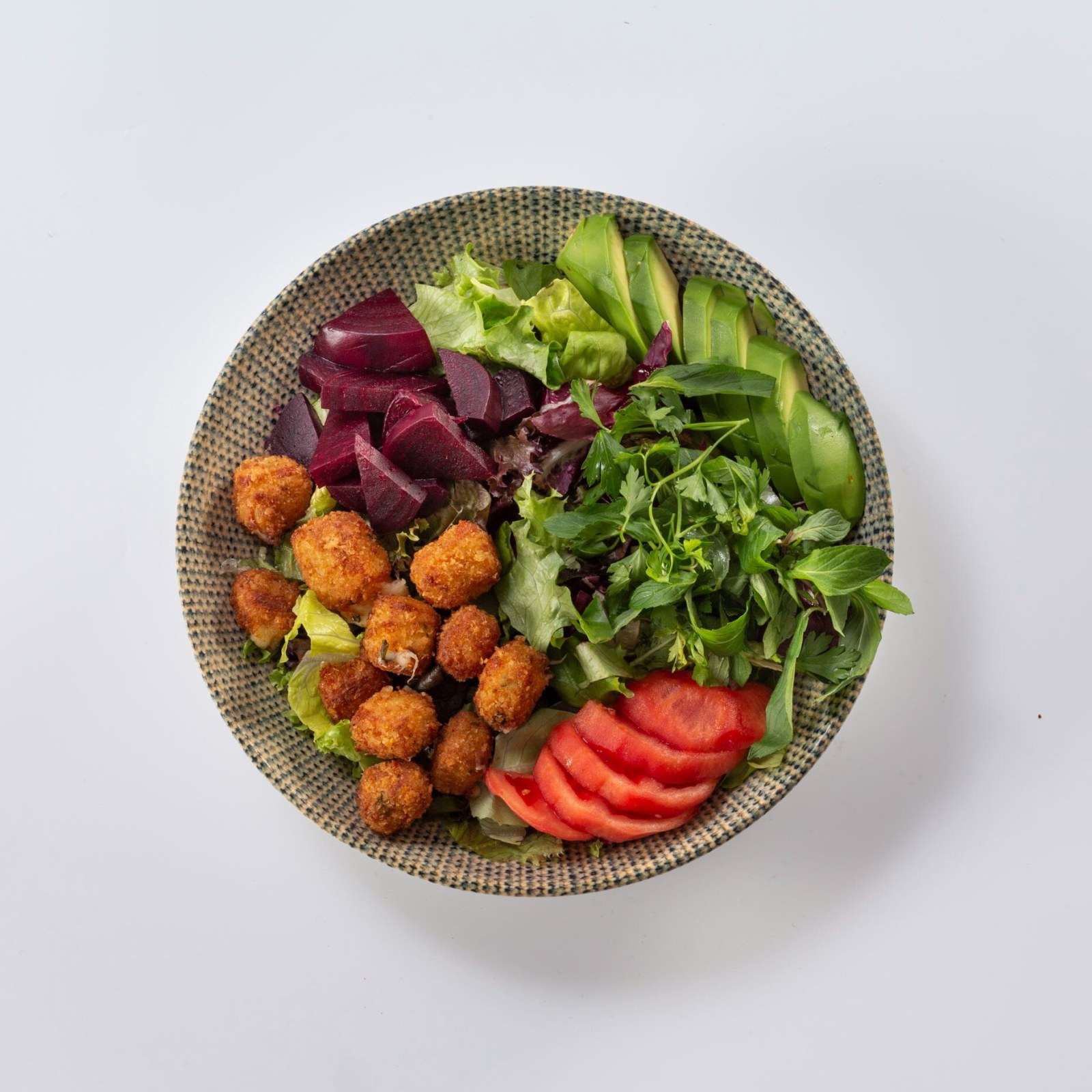 Avakadolu Peynirli Yeşil Salata
