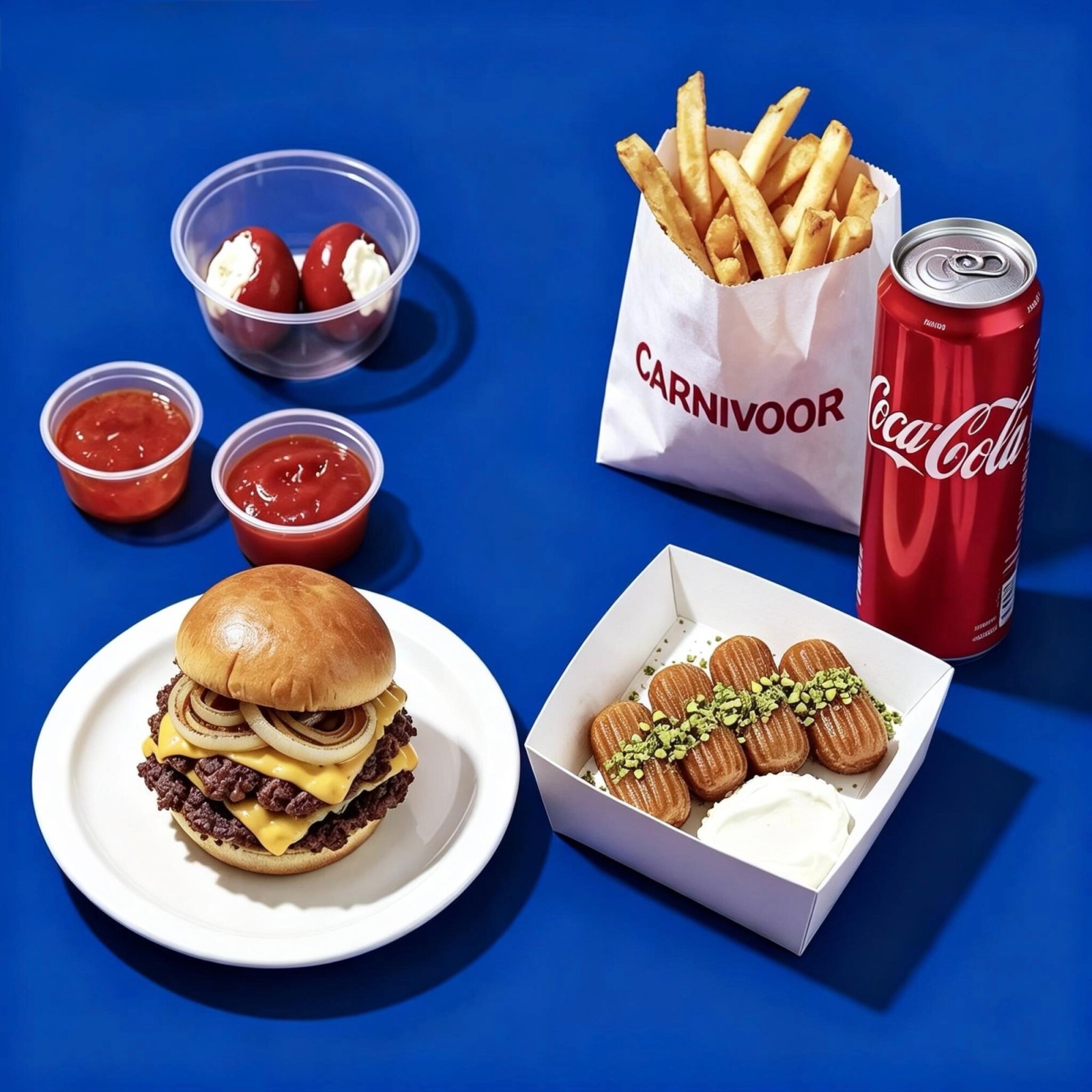 Newyorker Smash Burger ve Kaymaklı Tulumba Menü