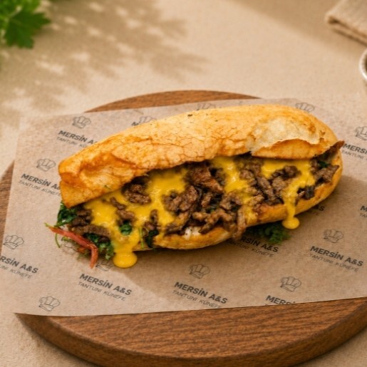 Ekmek Arası Chedarlı Et Tantuni