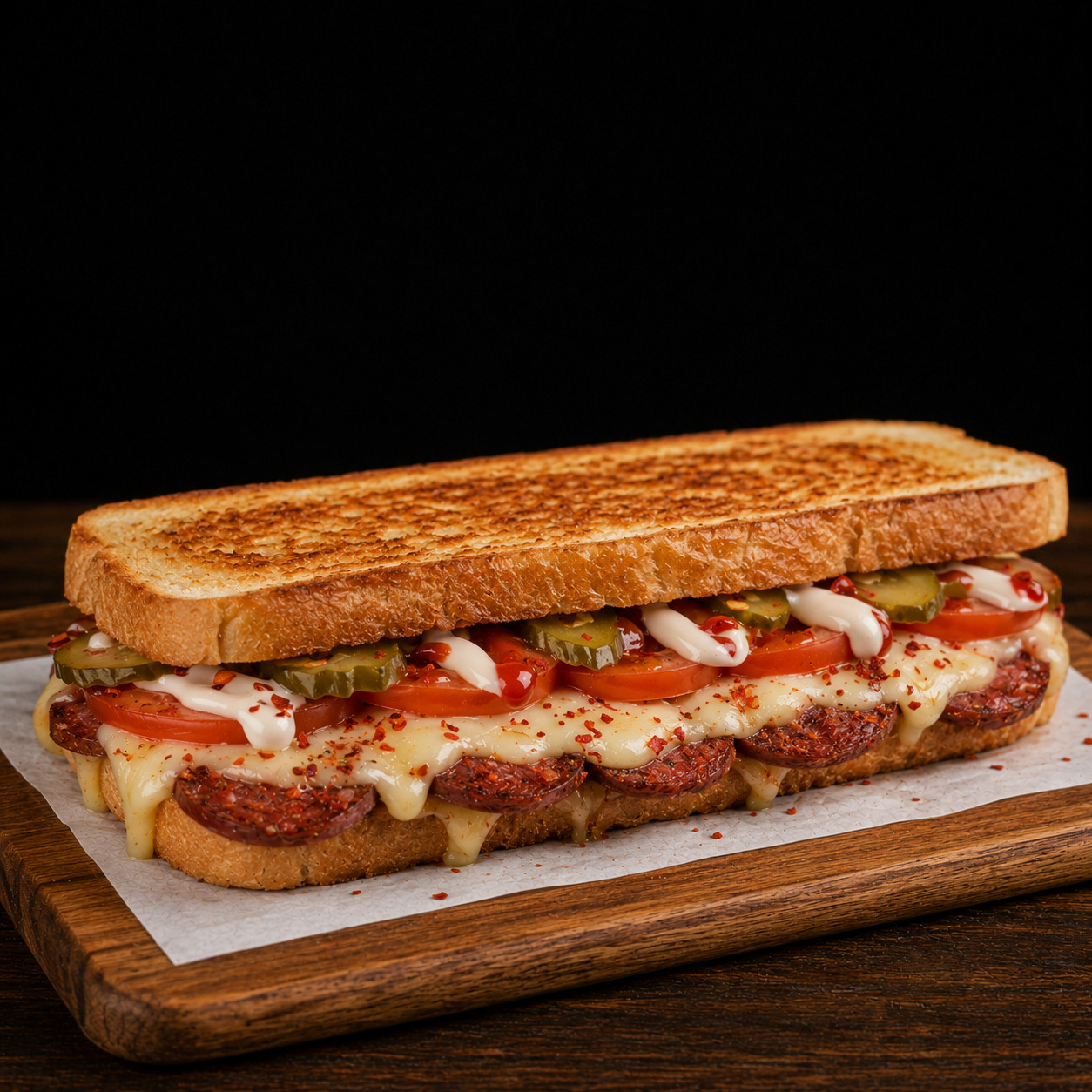 Acılı Yengen Tost