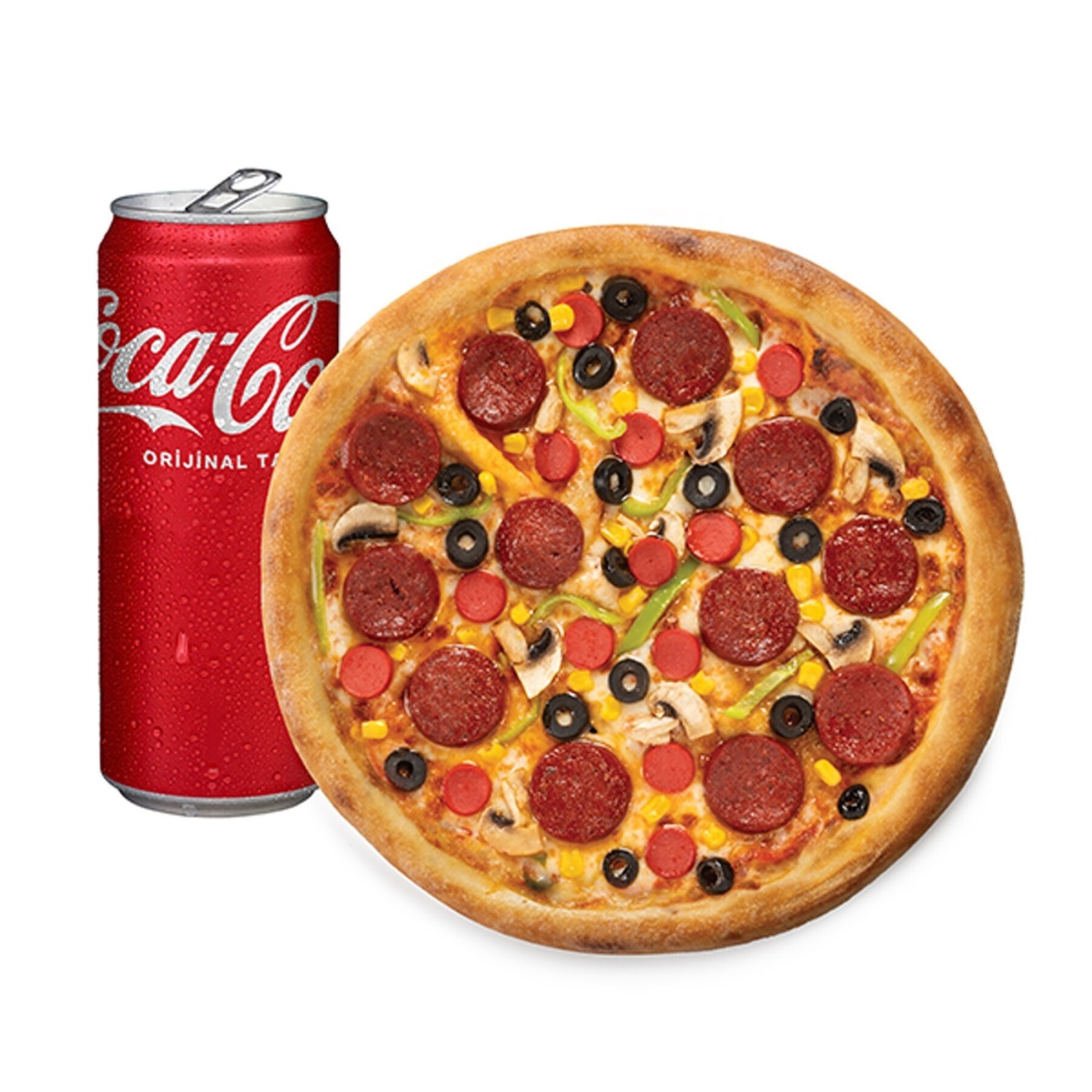 Karışık Pizza (20 cm) Menü