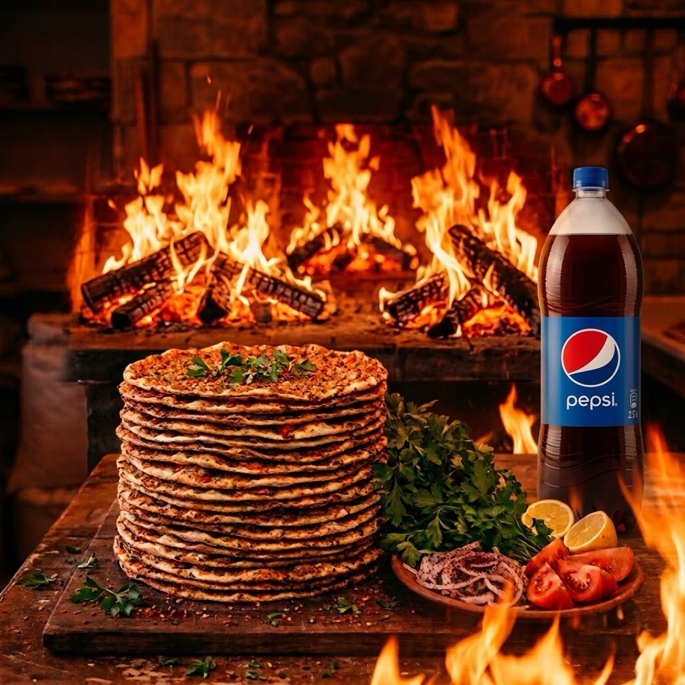 (20'li) lahmacun menü +2.5 lt içecek