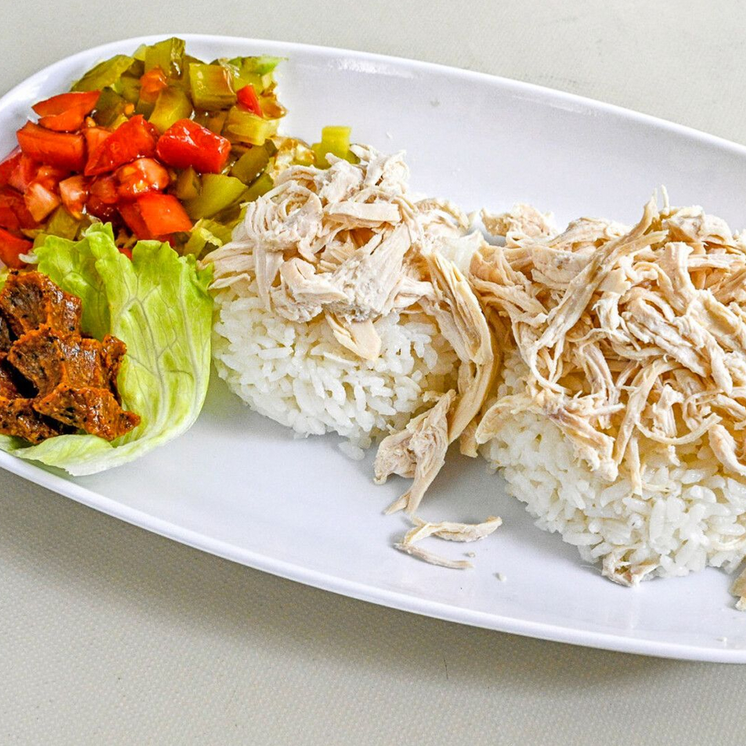 Double Tavuklu Pilav