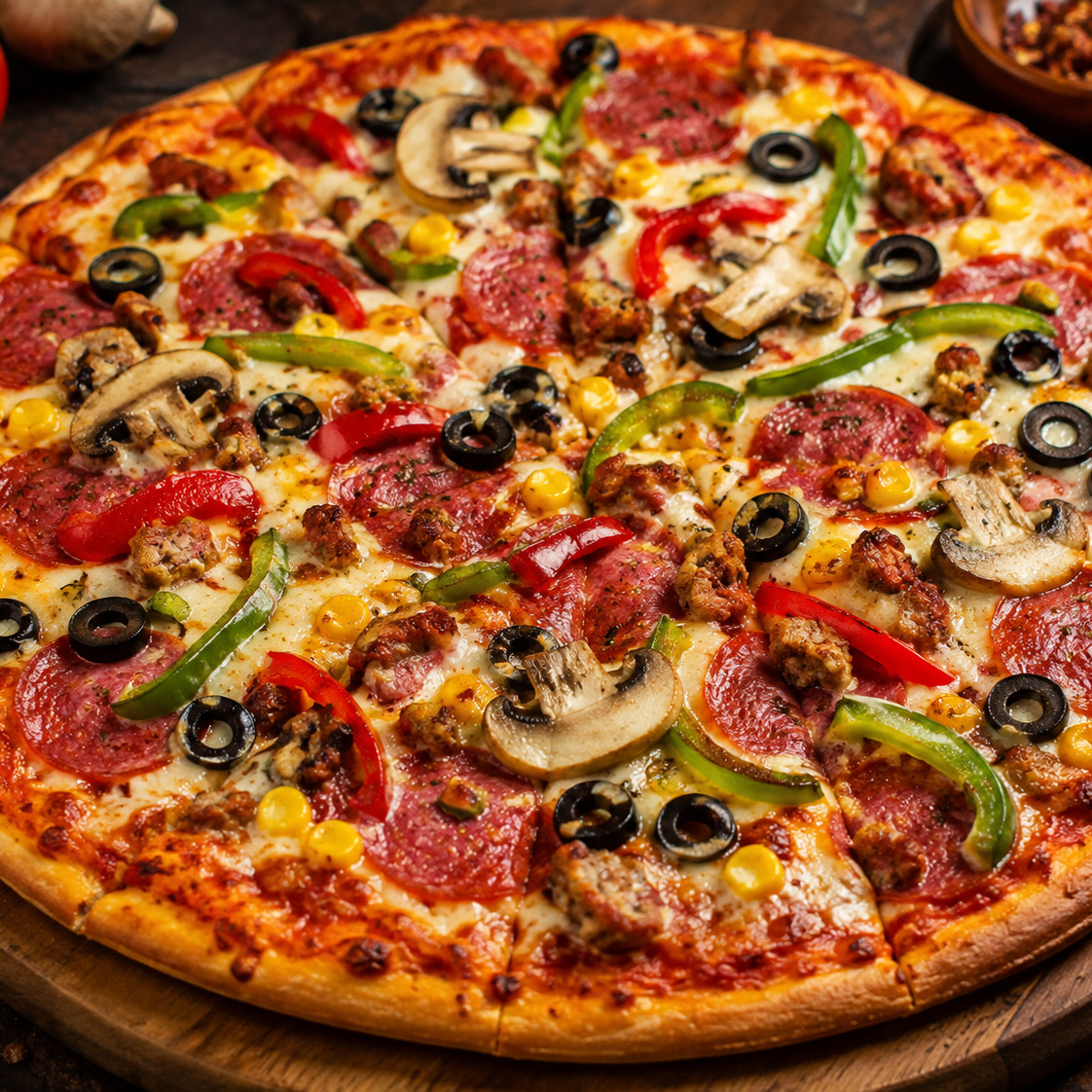 Karışık Pizza (Orta Boy)