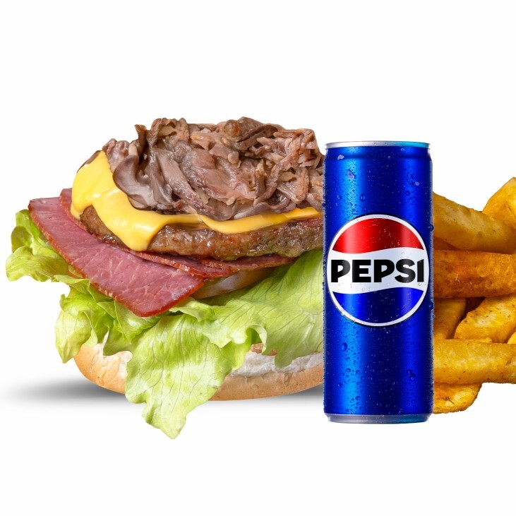 Dana kaburga Burger Menü