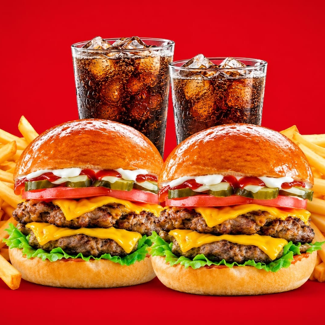Kafa Burger Menü (2'li)
