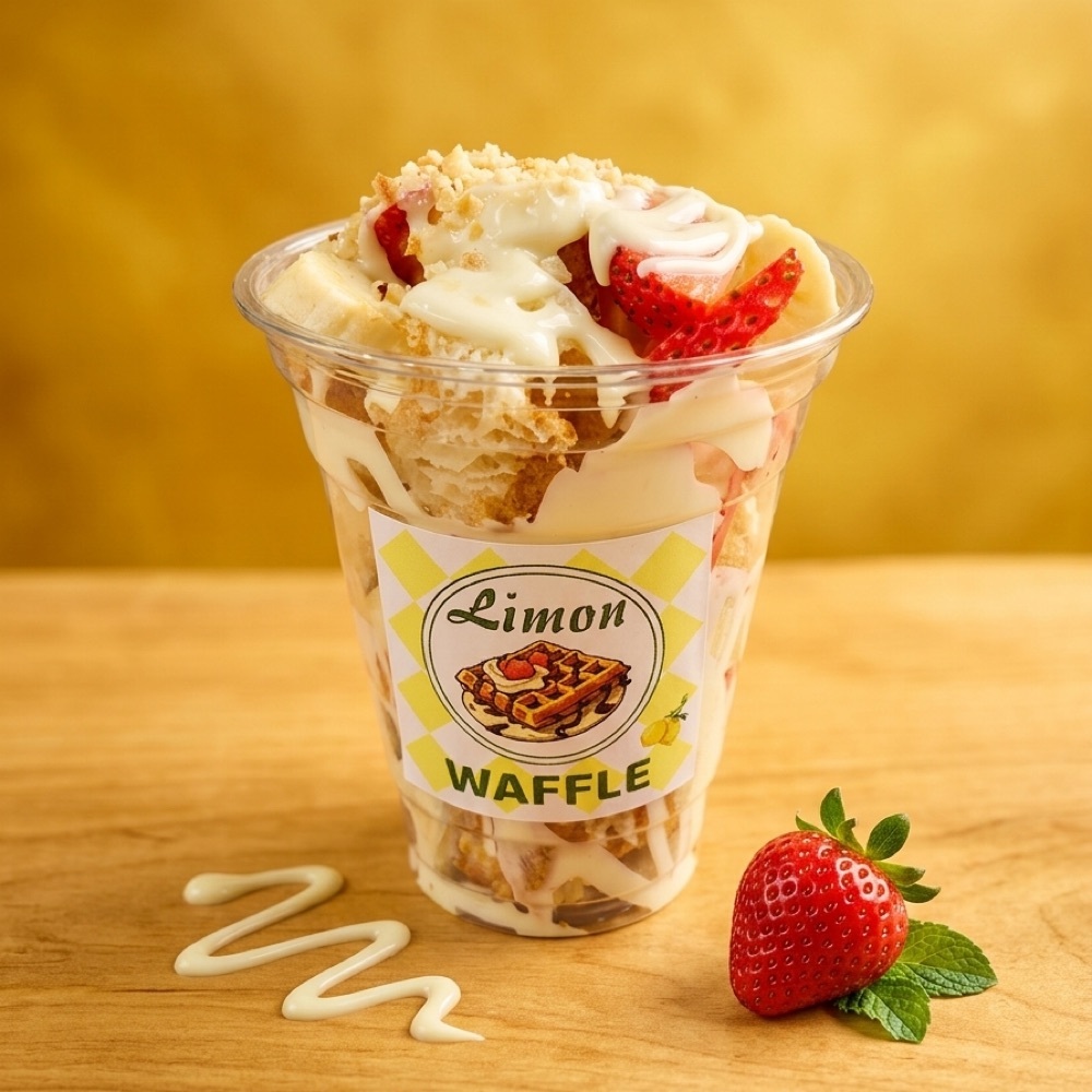 Beyaz Bardak Waffle