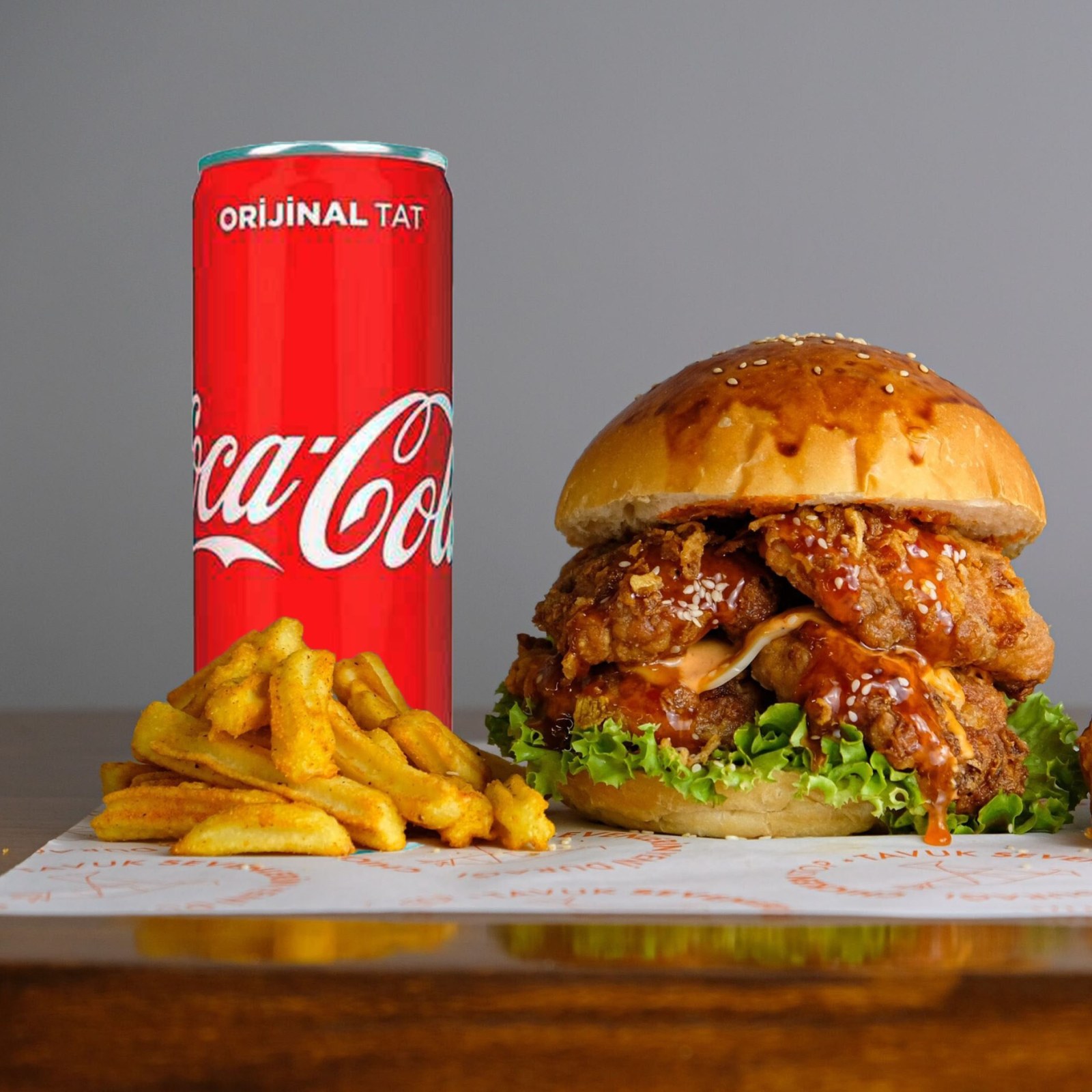 Big Chicken Burger Menü