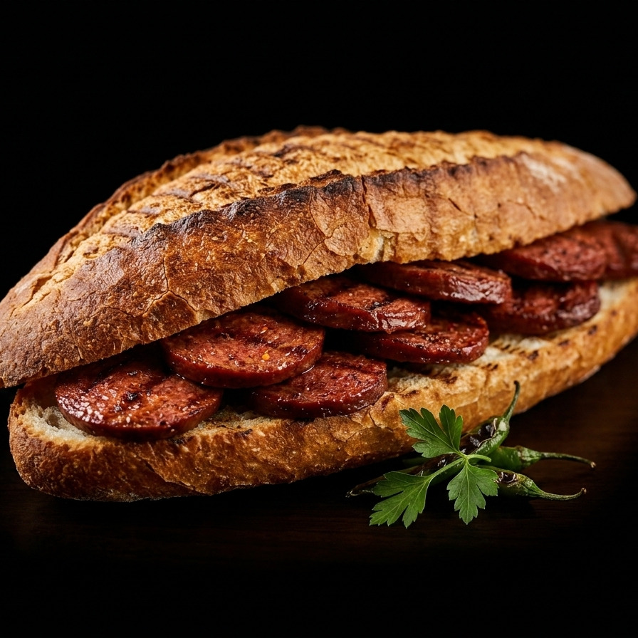 Yarım Ekmek Arası Sucuklu Tost