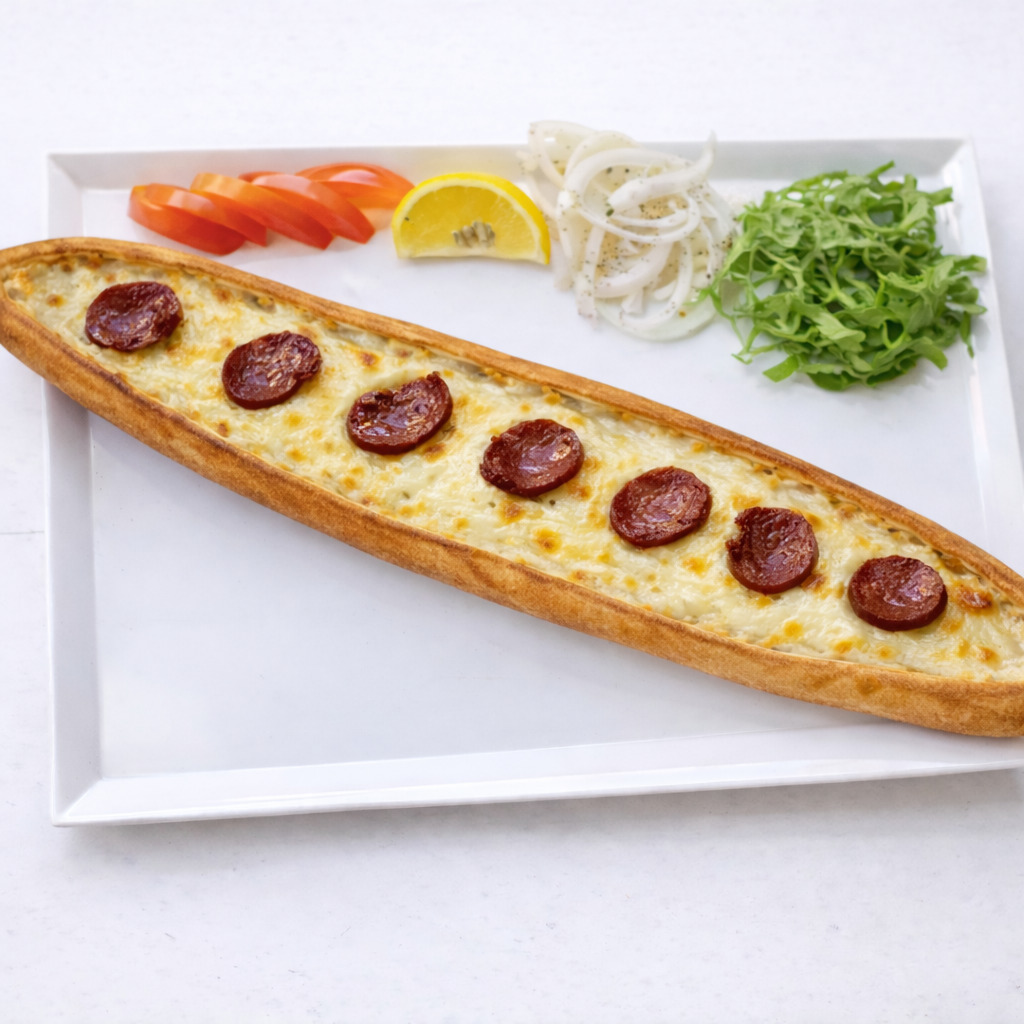 Sucuklu Kaşarlı Pide