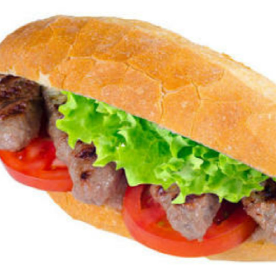 Tam Ekmek Köfte+Kola Menü,arasına,soğan ,domates,acı ezme