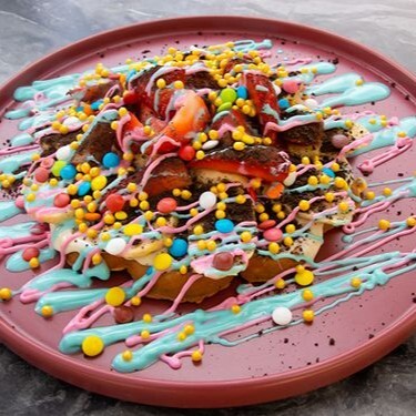 Renkli Waffle