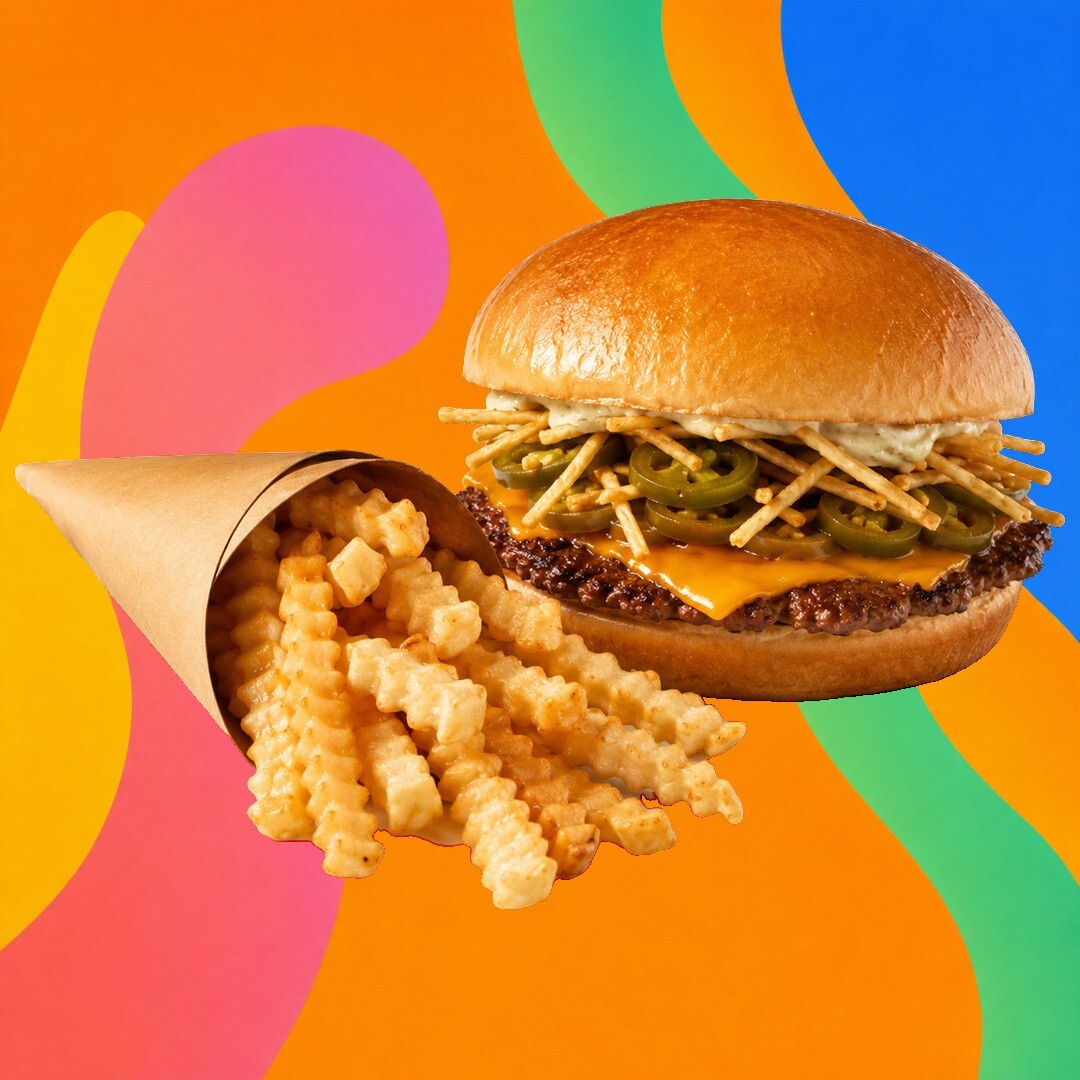 Single Jalapeno Smash Burger & Patates Kızartması