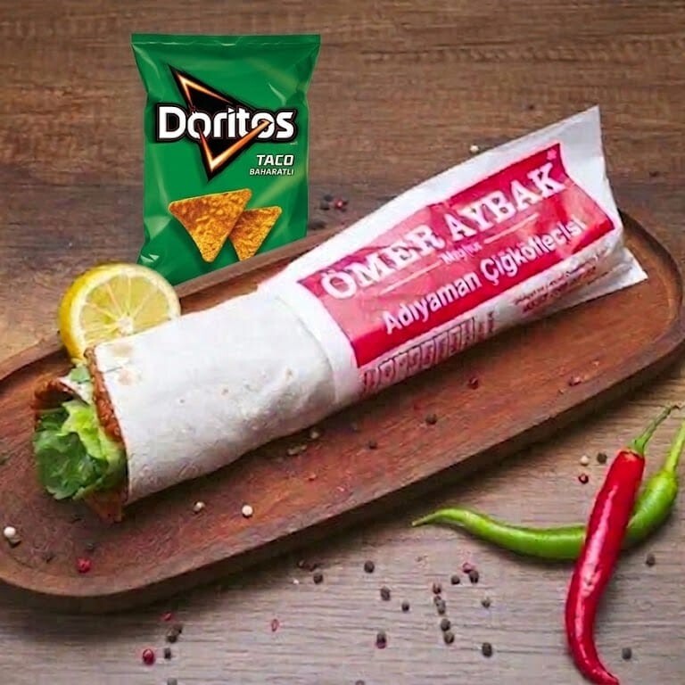 Doritoslu Çiğ Köfte Dürüm (150 gr)