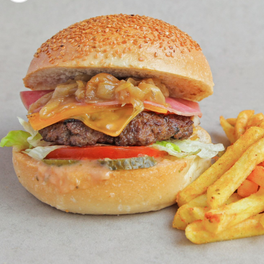 Jambonlu Cheeseburger