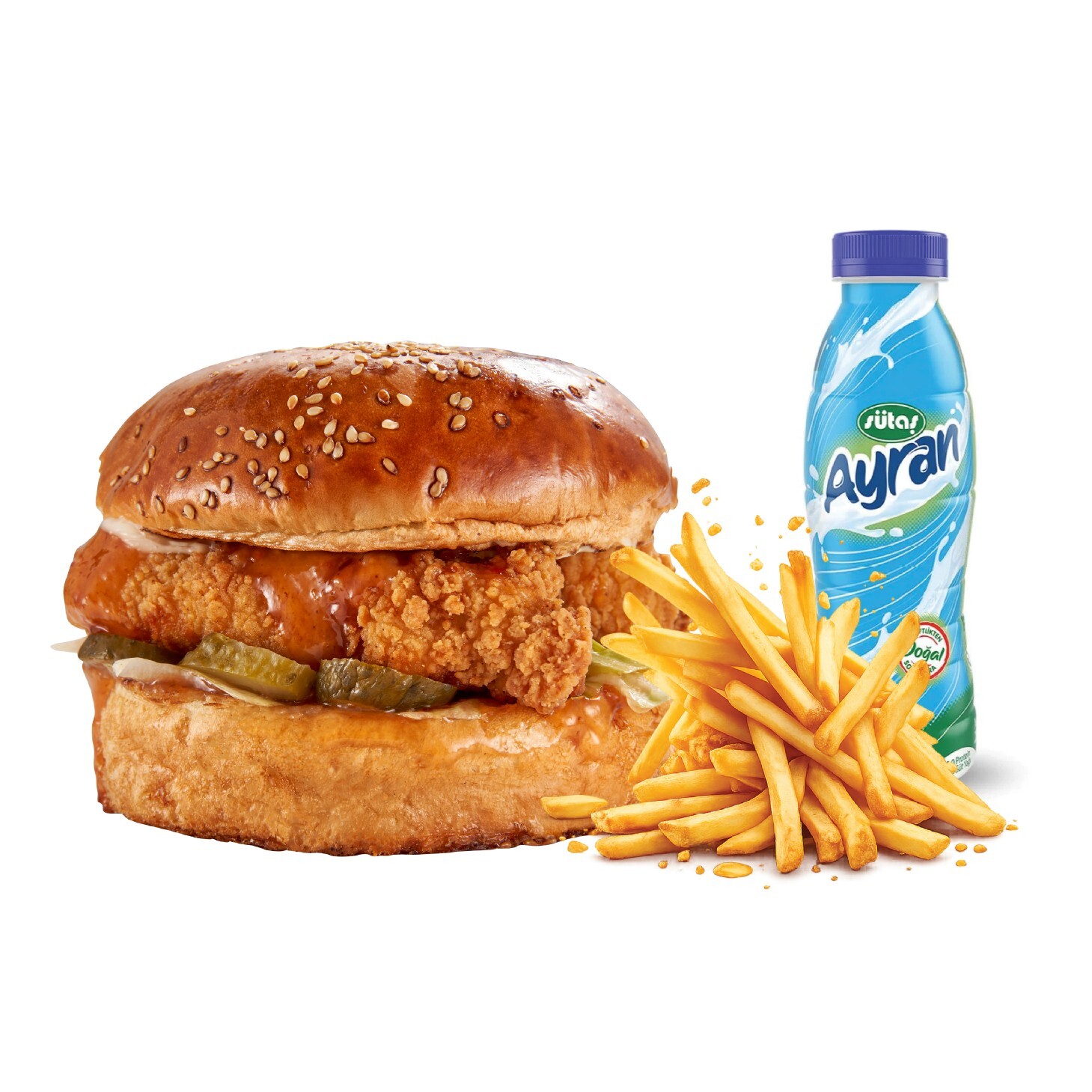 Sweet Chili Burger Menü