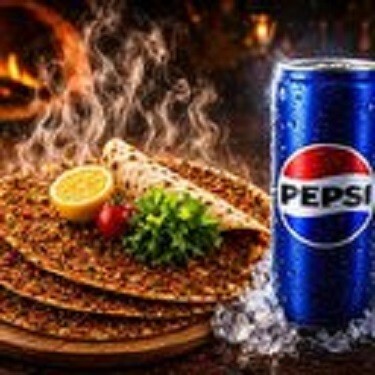 Lahmacun (3 Adet) + Pepsi Menü