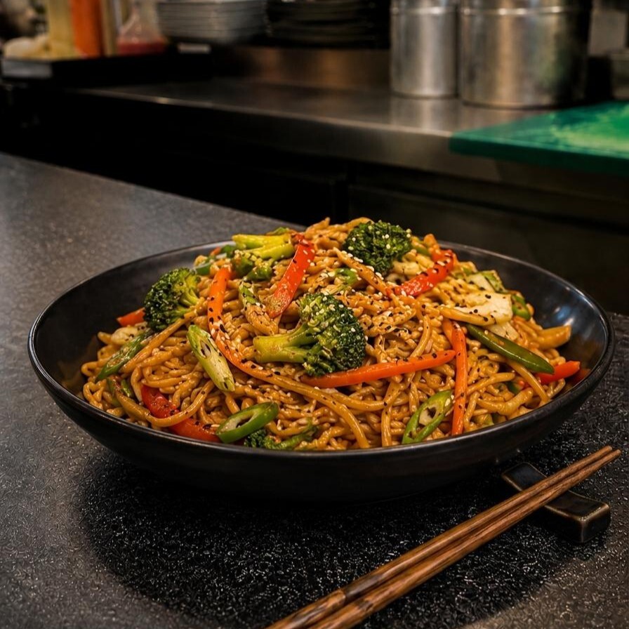 Sebzeli Noodle