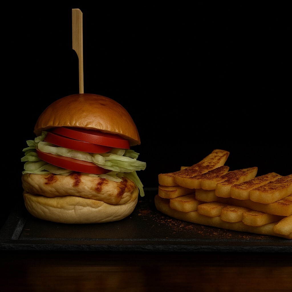 Hot Tavuk Lokum Burger