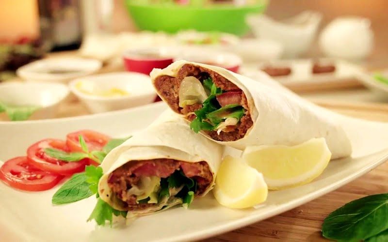 Dürüm Çiğ Köfte+ Büyük Ayran 150 gram