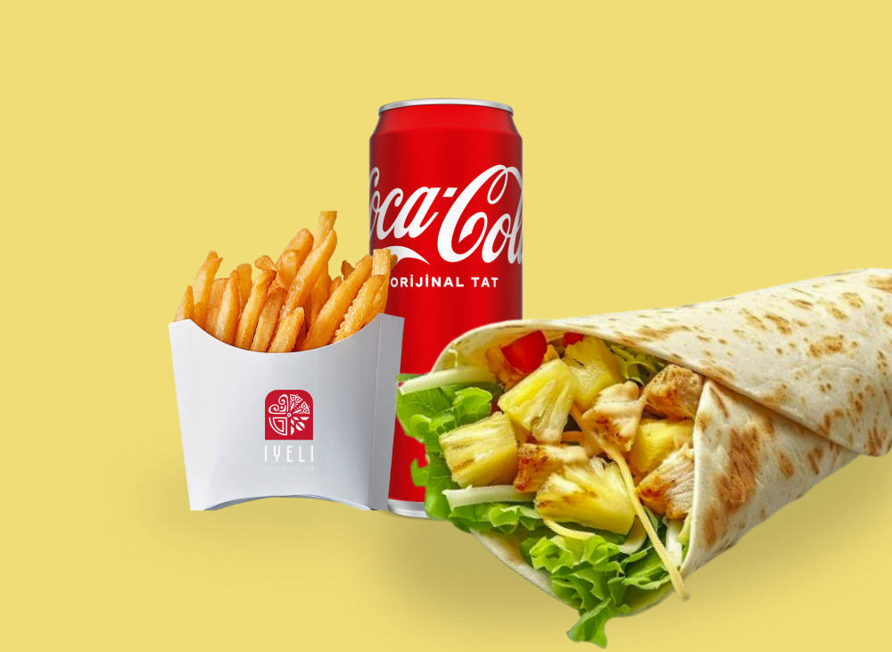 Ananaslı Dürüm Menu