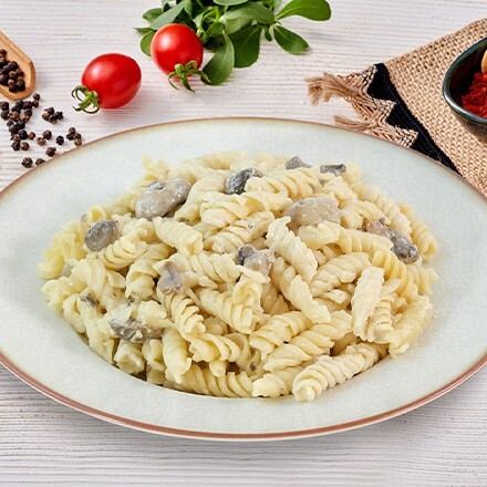 Kremalı Mantarlı Fusilli