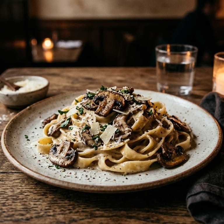 Tavuklu Alfredo Fettuccine