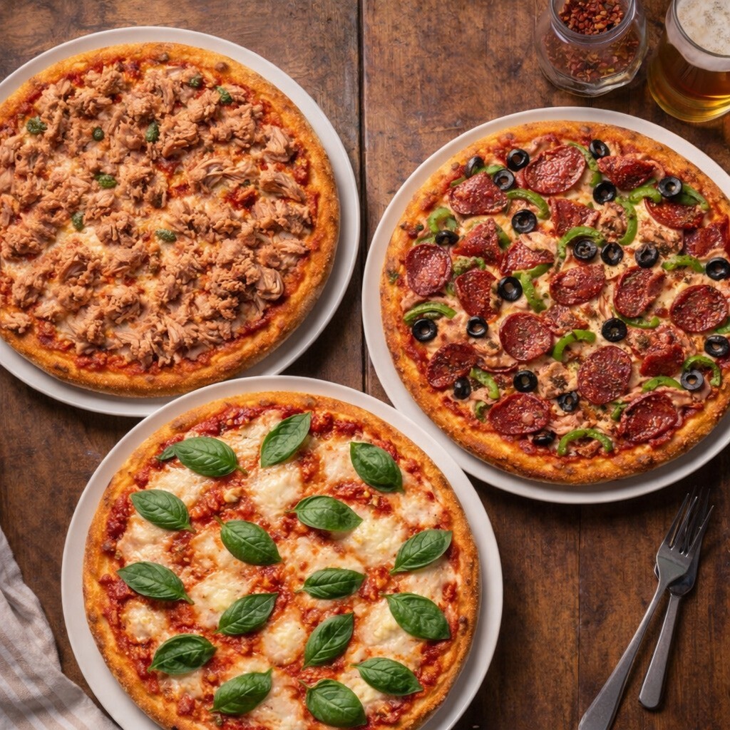 Süper 3’lü Orta Boy Pizza Menü