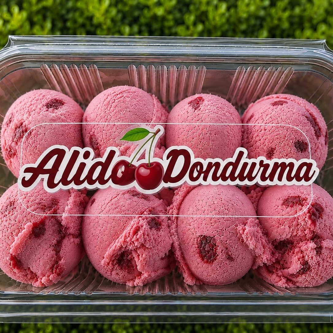 Vişneli Dondurma 500 Gr